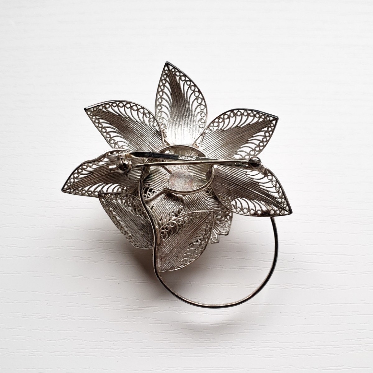SILVER パールブローチ 花 銀線細工 アンティーク|Yahoo!フリマ SILVER パールブローチ 花 銀線細工 アンティーク|Yahoo!フリマ