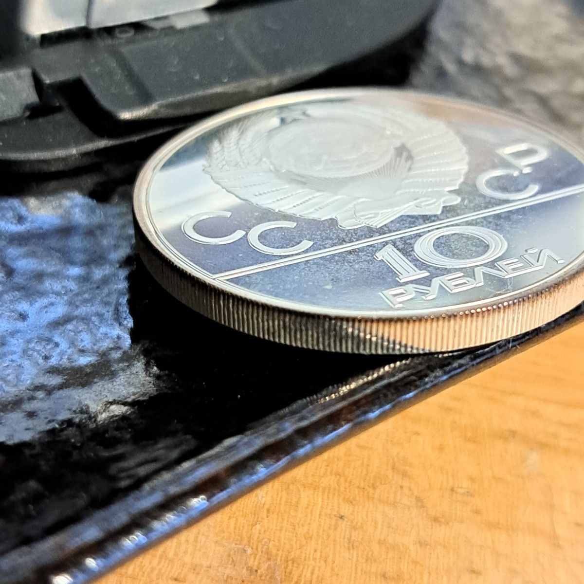 モスクワオリンピック銀貨　10ルーブル　状態考慮棒高跳び　ロシアコイン　ロシア銀貨　外国コイン　外国銀貨