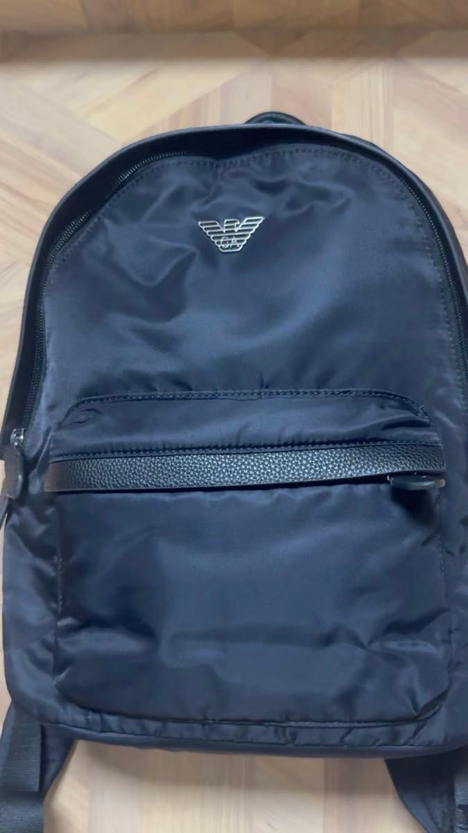 EMPORIO ARMANI ナイロン バックパックリュック ブラック