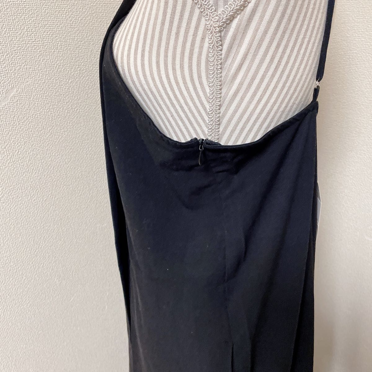 ZARA コレクション マキシ丈 ロング ドレス ワンピース ネイビー フレア 新品タグ付 ZARA ザラ M〜L 完売品 ワンショルダーロング