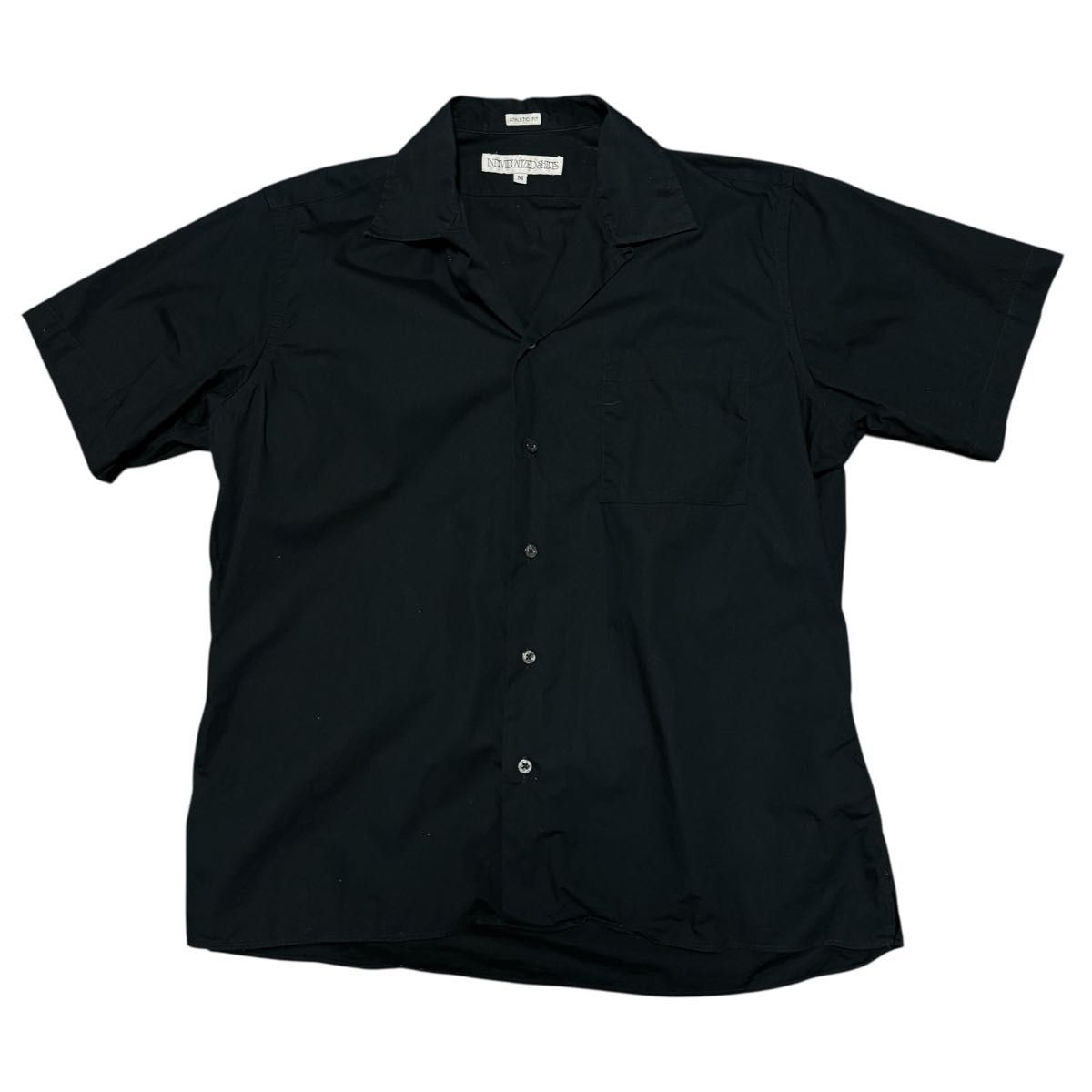 INDIVIDUALIZED SHIRTS ネイビー 開襟シャツ INDIVIDUALIZED SHIRTS インディビジュアライズド シャツ