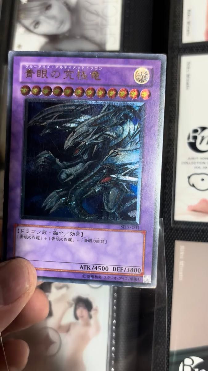 青眼の究極竜 封印されしエクゾディア 2枚セットレリーフ SDX-001 遊戯王