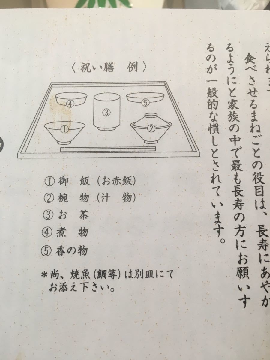 美品 お食い初め　百日祝い　赤ちゃん　祝い　食器　行事　お膳_画像2