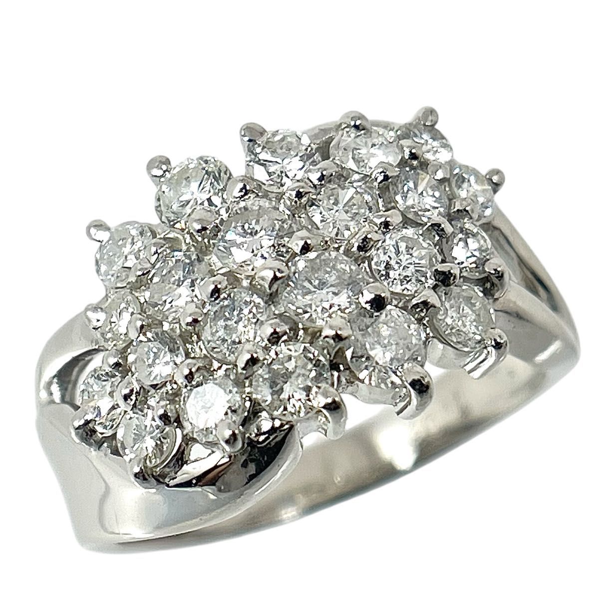 ダイヤモンド リング パヴェ D1.02ct プラチナ 指輪 ダイヤリング ダイヤモンド リング パヴェ D1 02ct プラチナ 指輪 ダイヤ