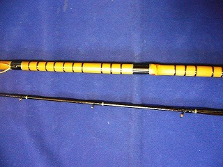 ヤフオク! - ☆ 横浜和竿 軽量 ヘチ竿/2.65m・丸節竹・二本継・...