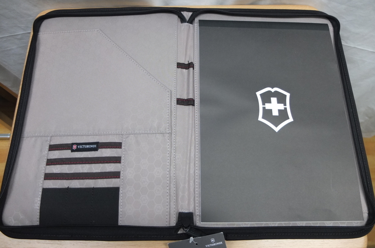 VICTORINOX PROTFORIO briefcase Note cover tablet case nylon canvas black * new goods cheap!