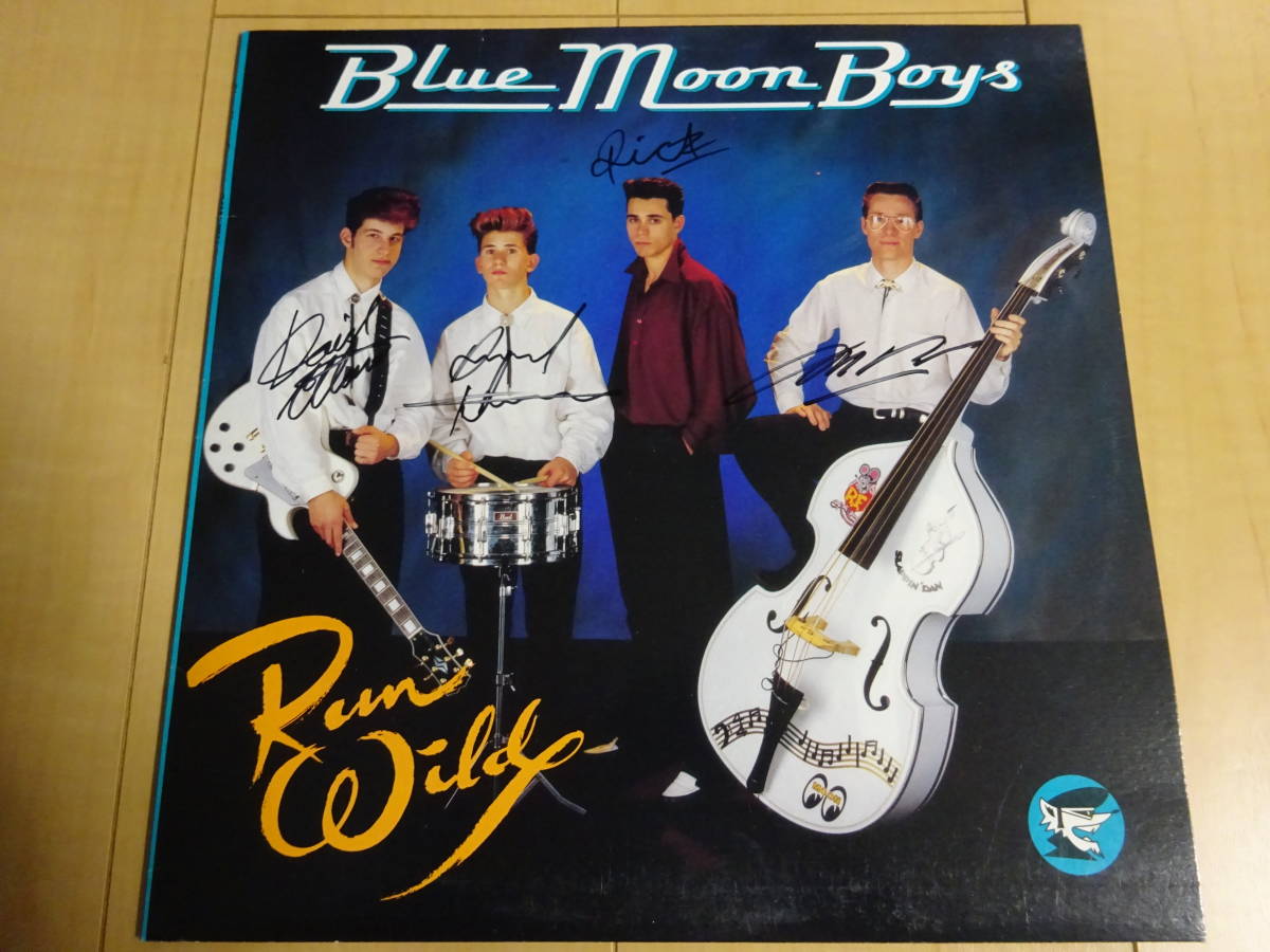 驚きの値段で Blue Moon Boys / Run Wild（LP）　ネオロカビリー／サイコビリー／Rockabilly／Psychobilly 一般