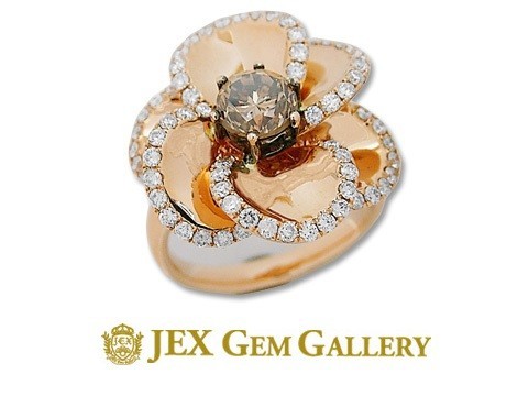 2年保証』 0.17ct ダイヤ 0.5ct 上品☆ブラックダイヤ K18PG 10.5号