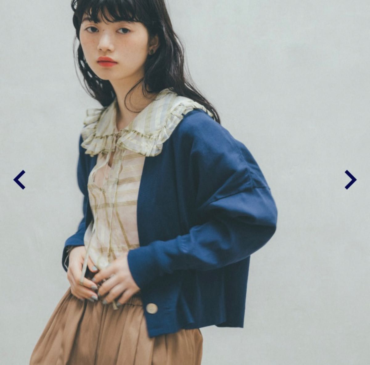 BIWACOTTON ビワコットン ショートカーディガン Moon Night