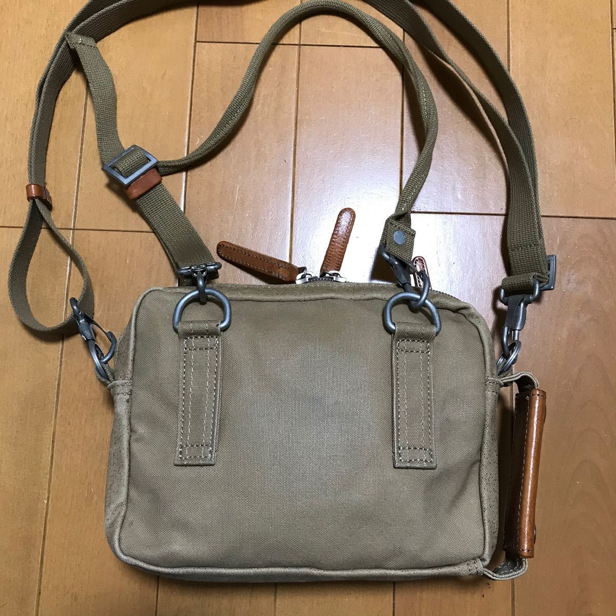 完売品 廃版品 ポーター フィールド ショルダーバッグ L レザー キャンバス PORTERポーター吉田カバン フィールド レザー×キャンバス
