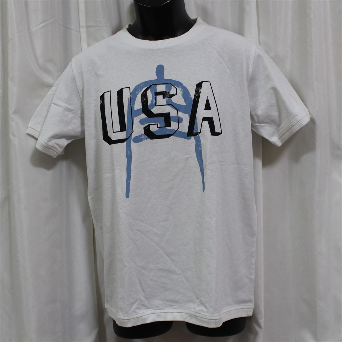 KU USA 空 メンズ 半袖Tシャツ ホワイト Mサイズ 新品 白_画像1