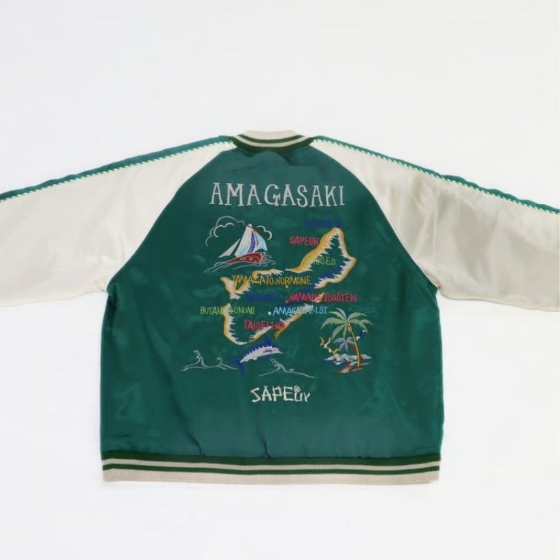 【最終値下げ】SAPEur ×浜田雅功 アマジャン Lサイズ 最安値 新品 Lサイズ 浜田雅功 監修 アマジャン スカジャン