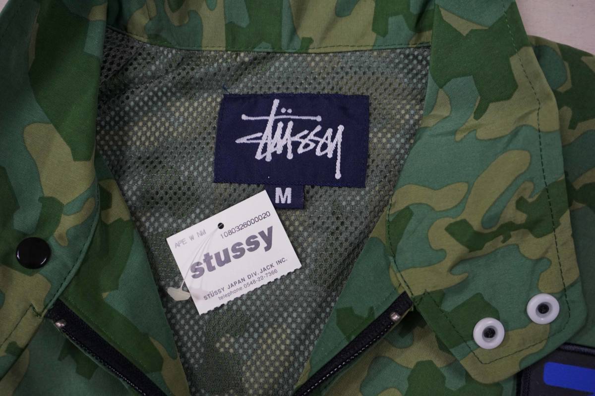 超レア! 新品 90's A BATHING APE x STUSSY 2WAYレイン 超レア! 新品 90's A BATHING APE x STUSSY 2WAYレイン