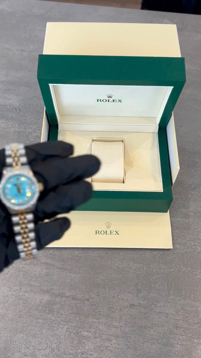 【新品未使用】ROLEX ロレックス デイトジャスト26MM ティファニーカラー Two tone