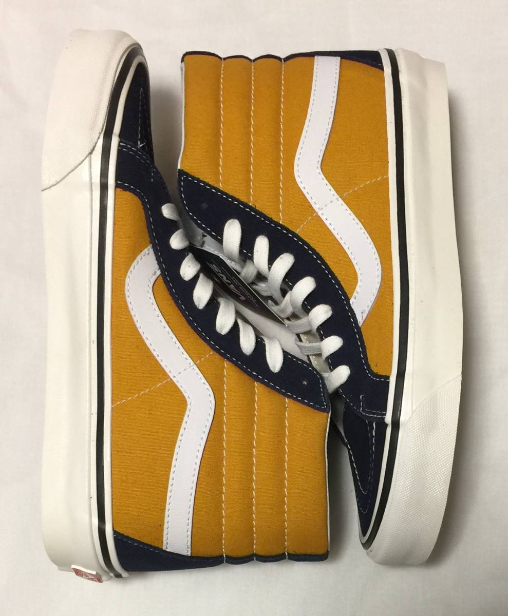VANS SK8-HI 38 DX ANAHEIM FACTORY OG NAVY OG SAFFRON VANS SK8-HI 38 DX ANAHEIM FACTORY OG NAVY OG SAFFRON