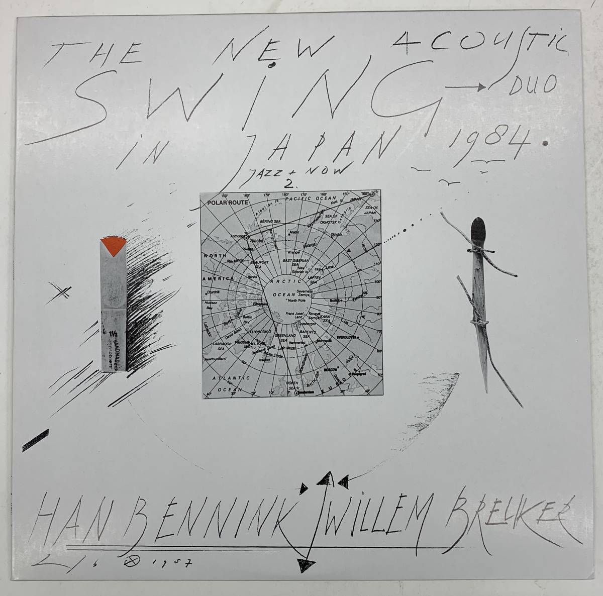 LP HAN BENNINK / WILLEM BREUKER The New Acoustic Swing Duo In Japan 1984 jazz&Now2_画像2