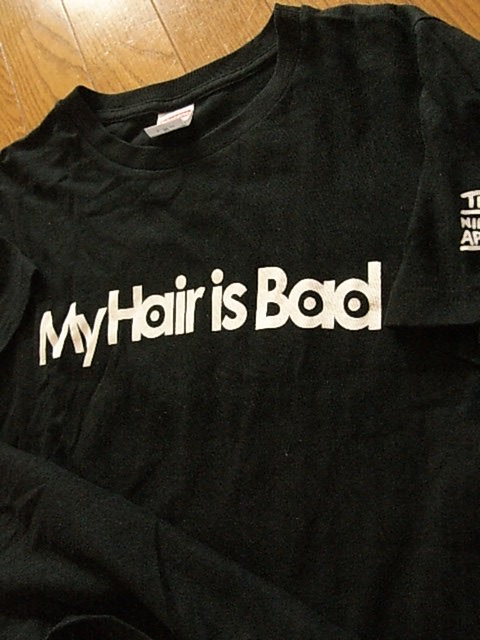 My Hair is Bad マイヘアーイズバッド　ファングッズ　ツアー半袖Tシャツ　ブラック系　サイズM