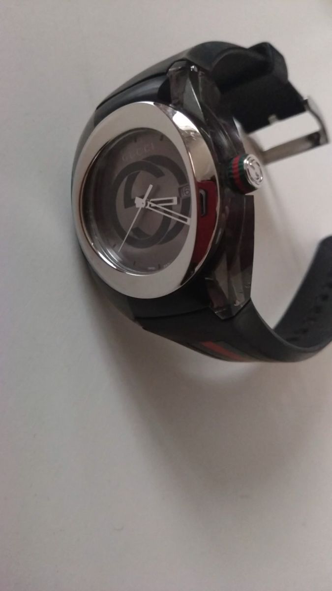 GUCCI ラバー ベルト 時計 SYNC YA137116