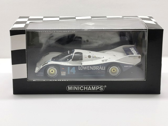 【新品】限定品 京商 MINICHAMPS★1/43 PORSCHE 962 IMSA★500km MID-OHAIO 1986 No14 ミニチャンプス ポルシェ ミニカー_画像3