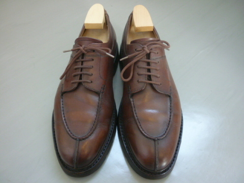 JOHN LOBB ジョンロブ URBAIN Uチップダービーシューズ ノールウィージャン ブラウン コテージライン EUR6.5 USA7 25cm位