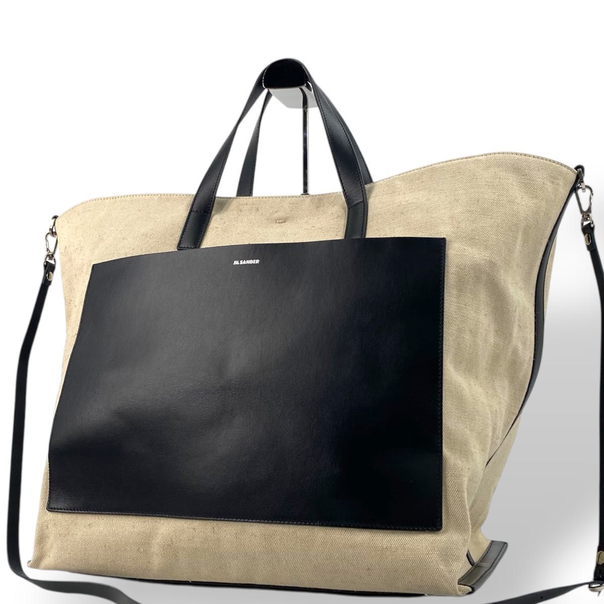 【JIL SANDER】正規店買付 ワンダースクエア トートバッグ 美品 JIL SANDER ジルサンダー ワンダー スクエア トートバッグ