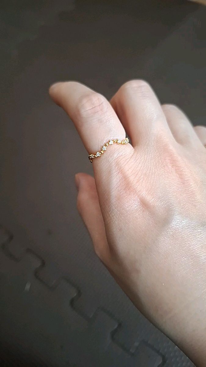 K18 YG ダイヤ セレナーデ リング カレン 指輪 イエローゴールド アクセサリー ダイヤモンド 金 GOLD