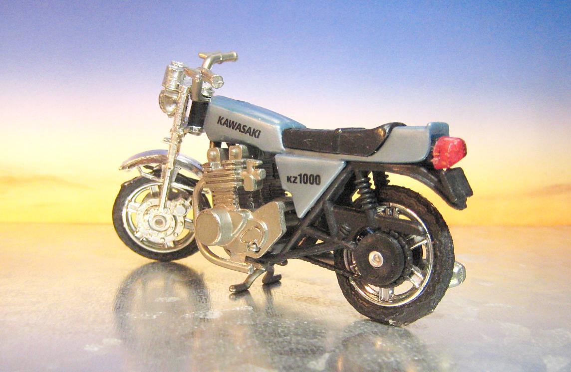 ★珍品 Z1R 細密 超稀少! 1/24 kawasaki カワサキ ＫＺ１０００ ヴィンテージ レトロ　検）GeeToys ジートイ 香港 サクラペット_画像3