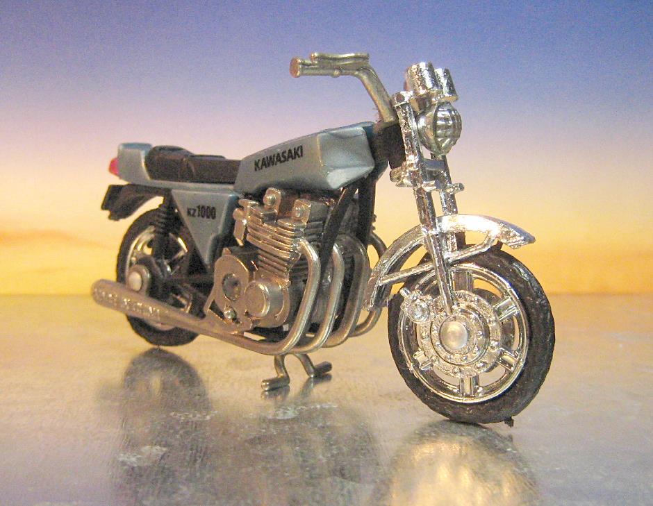 ★珍品 Z1R 細密 超稀少! 1/24 kawasaki カワサキ ＫＺ１０００ ヴィンテージ レトロ　検）GeeToys ジートイ 香港 サクラペット_画像1