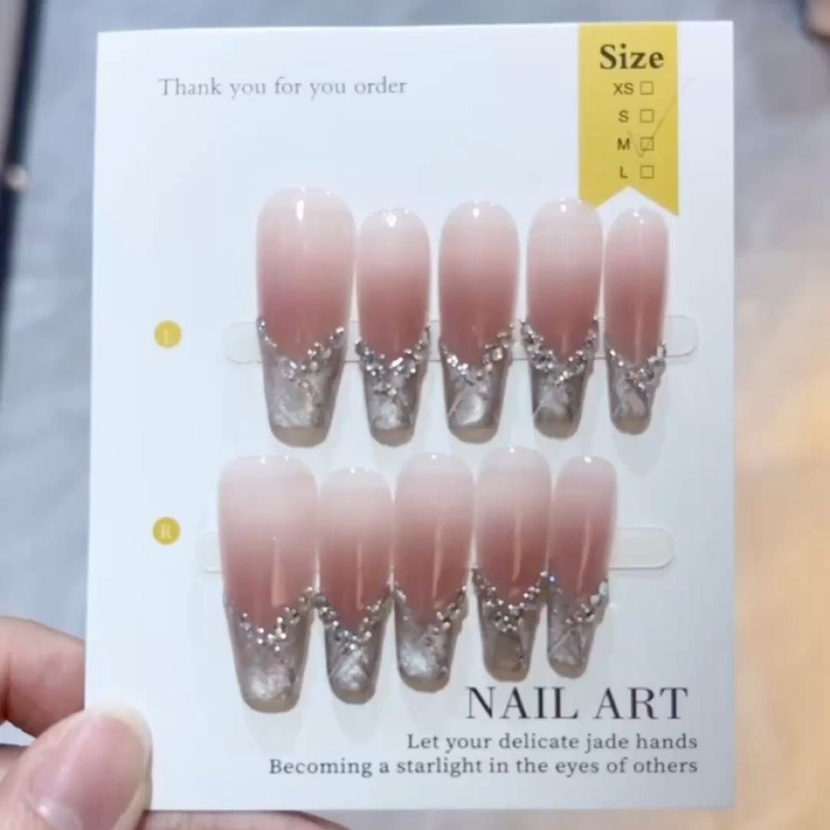 【11】ネイルチップ 手作りネイルチップ ジェルネイルチップ マグネットネイル