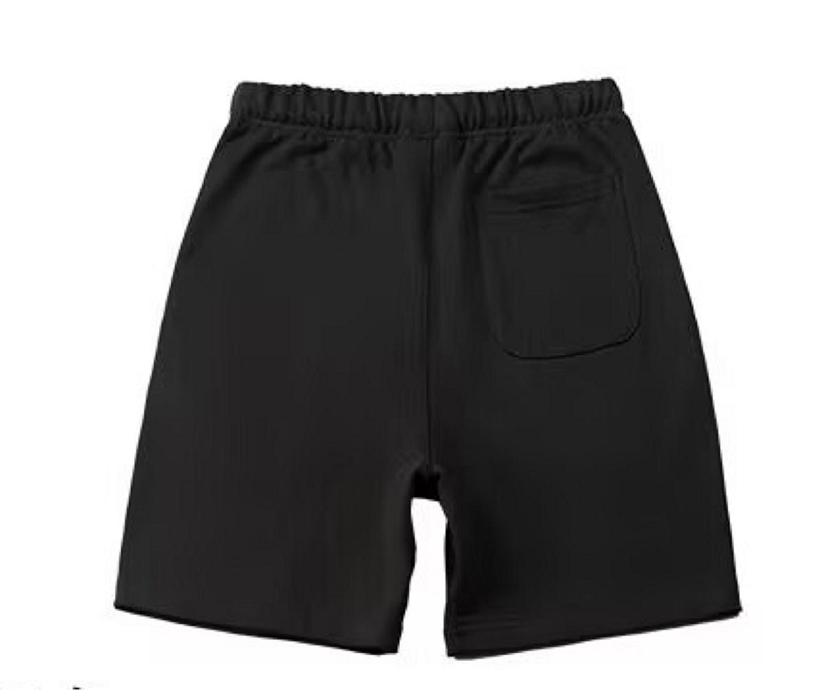 ESSENTIALS ブラック ショートパンツ 1977 Essentialsエッセンシャルズ 1977 ブラック スウェット ハーフ