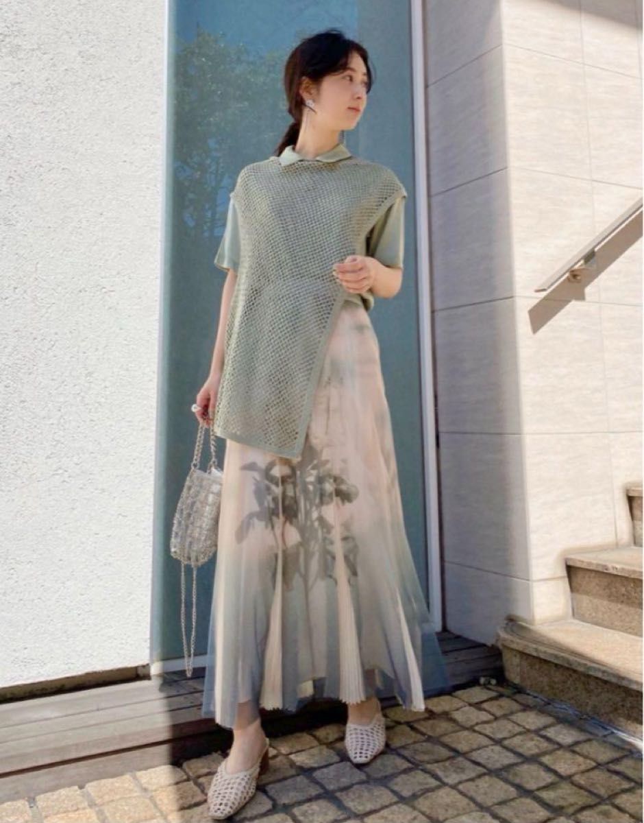アメリSAYONAGASE SPRINGスカート Ameri VINTAGE SAYO NAGASE SPRING EVENING COLLAB SKIRT|Yahoo