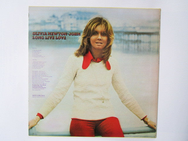 LPレコード オリビア・ニュートン・ジョン / とこしえの愛　OLIVIA NEWTON-JOHN / LONG LIVE LOVE　EMS-80005　国内盤 1974_画像2