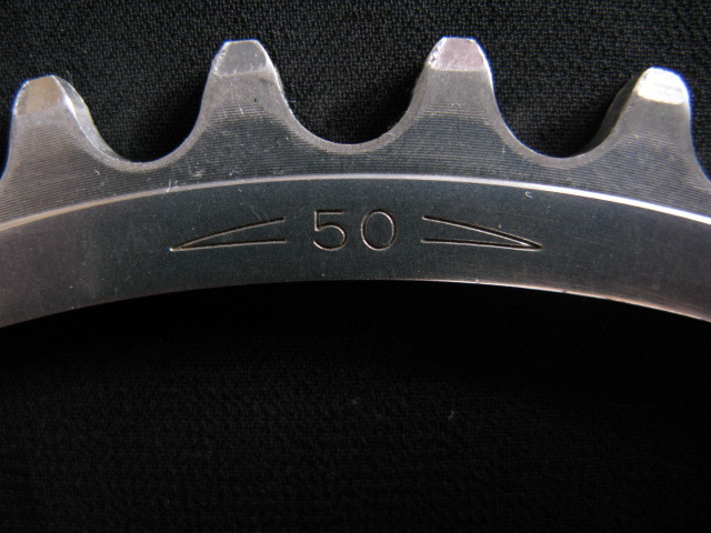 ピスト・競輪/NJS認定【CAMPAGNOLO】大ギア厚歯50T中古品. やれん ピスト・競輪/NJS認定【CAMPAGNOLO】大ギア厚歯50T中古品. やれん