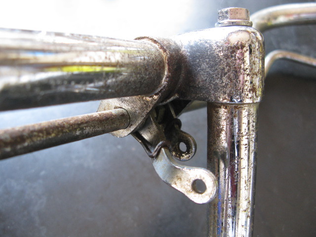 昔の自転車【ノザワの自転車】原始式ブレーキ付きハンドル未使用品 昔の自転車【ノザワの自転車】原始式ブレーキ付きハンドル未使用品