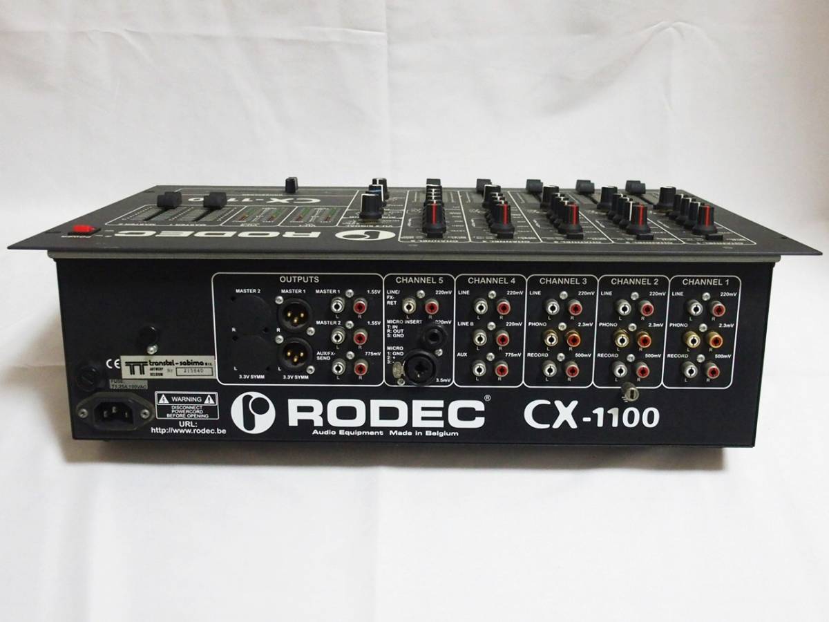 割引発見 いち様専用RODEC ロデック DJミキサー CX-1100 OH済
