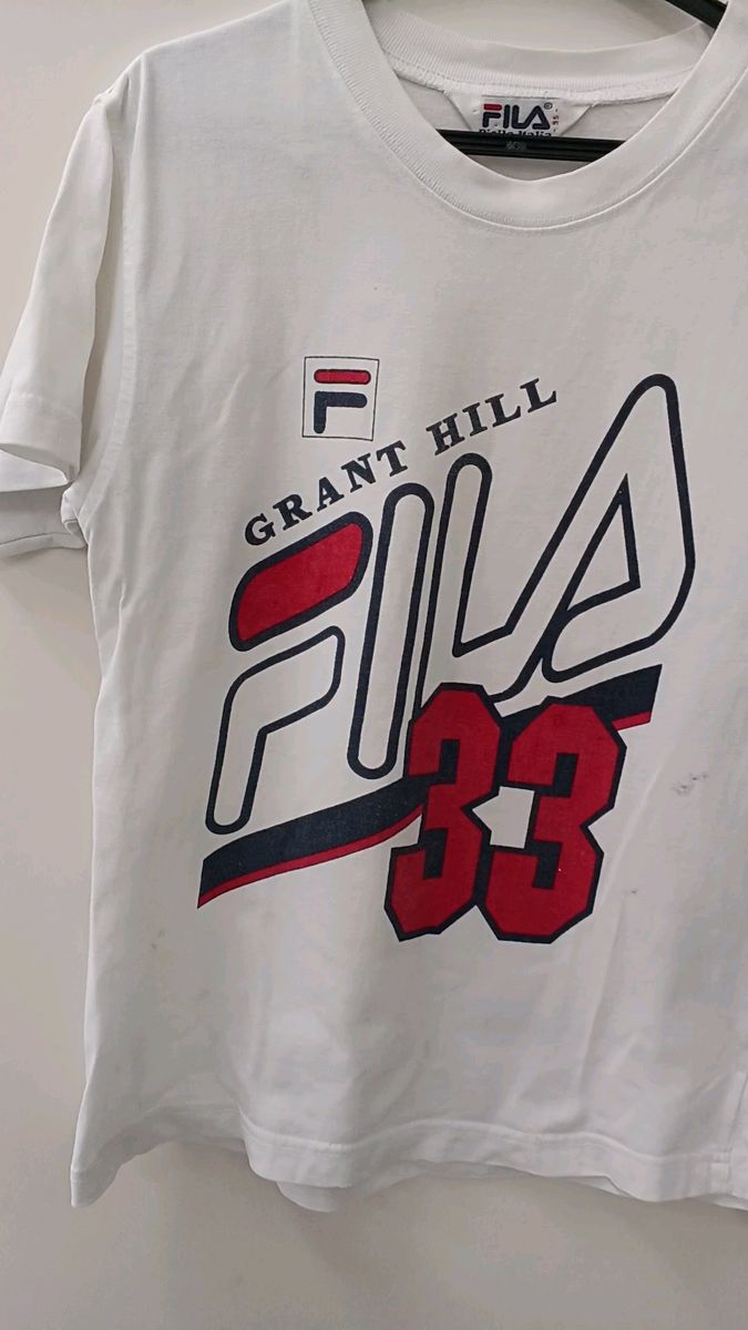 130㎝相当【FILA GRANT HILL Tシャツ 】ビエライタリア 古着 小さな染みあり 遊び着 実寸サイズは写真14