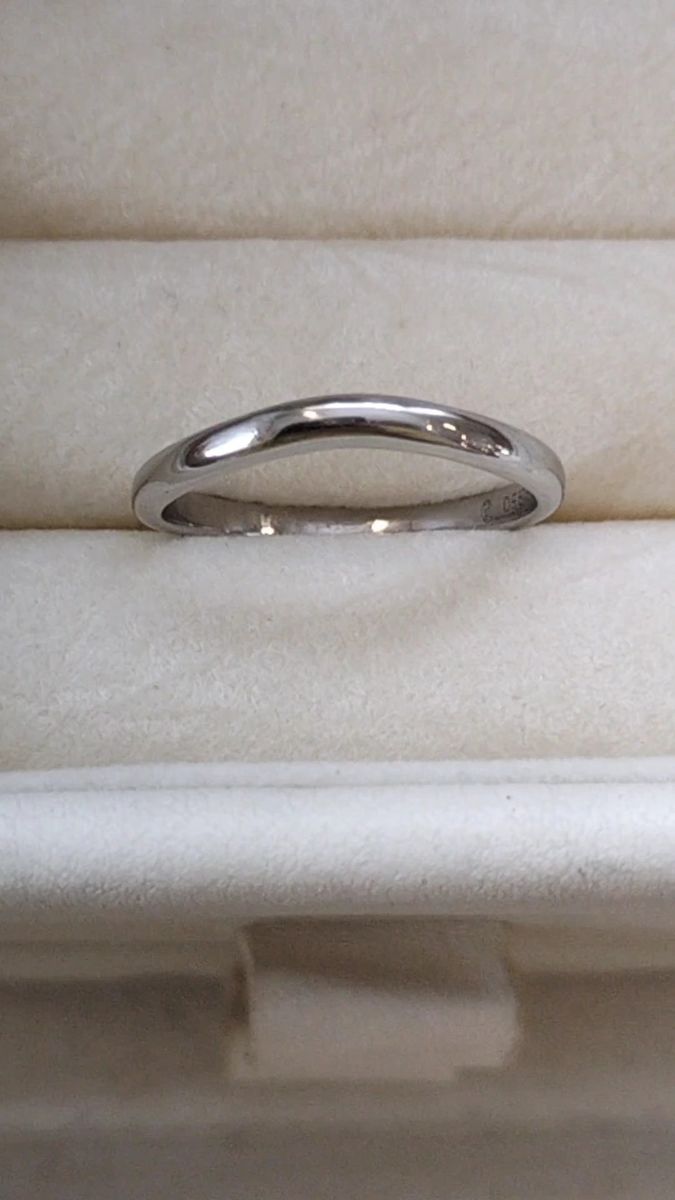 プラチナPt950 刻印あり3.2グラム アンジェリックフォセッテ リング 元結婚指輪 12号位 女性 男性 プラチナ