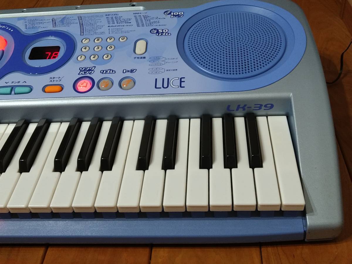ヤフオク! - CASIO LK－39 電子ピアノ 電子楽器