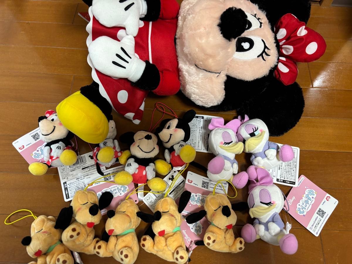 ディズニーランド ぬいぐるみ 人形 ミッキー ミニー プルート デイジー セット ミニー ぬいぐるみ ミッキー デイジー プルート むにゃすや