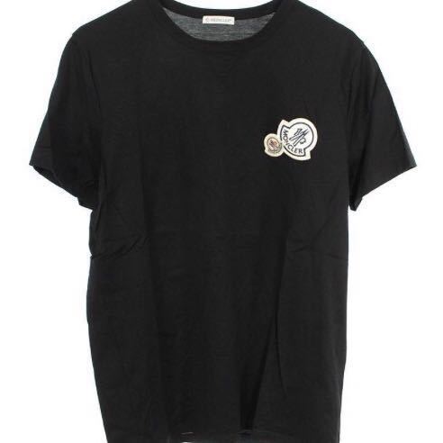 人気SALEお買い得】 MONCLER Wロゴワッペン Tシャツ S モンクレール