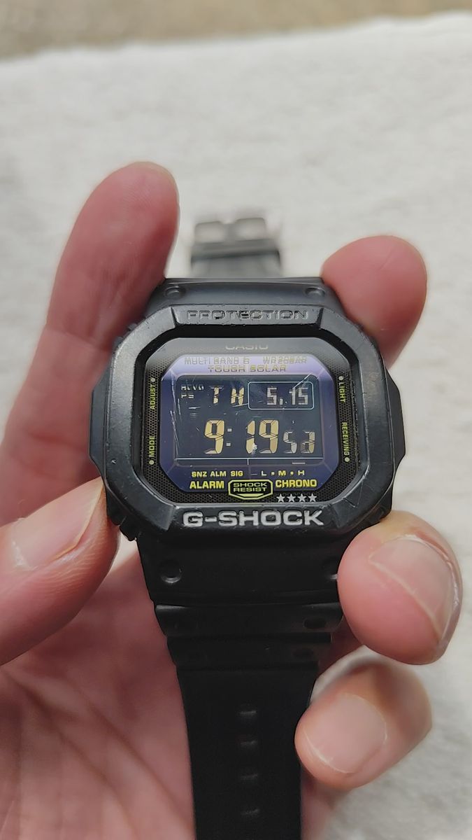 G-SHOCK CASIO カシオ Gショック タフソーラー マルチバンド6 GW-m5610 NV 3159 2次電池交換済