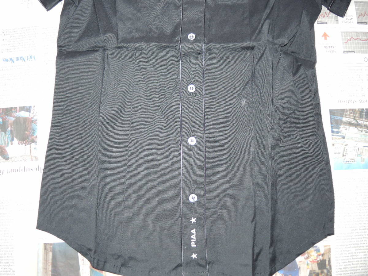 送料無料　PIAA　Yシャツ風　半袖　身幅39㎝前後、着丈63㎝前後　TERZO　YAMAMOTO　SDサイズ　タグ付き　定価19000