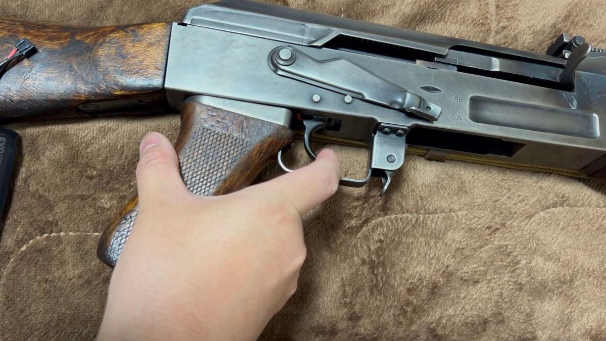 LCT AK47 airsoft97アルティメット×ウェザリングカスタム GATE TITAN組み込み品 わけあり品