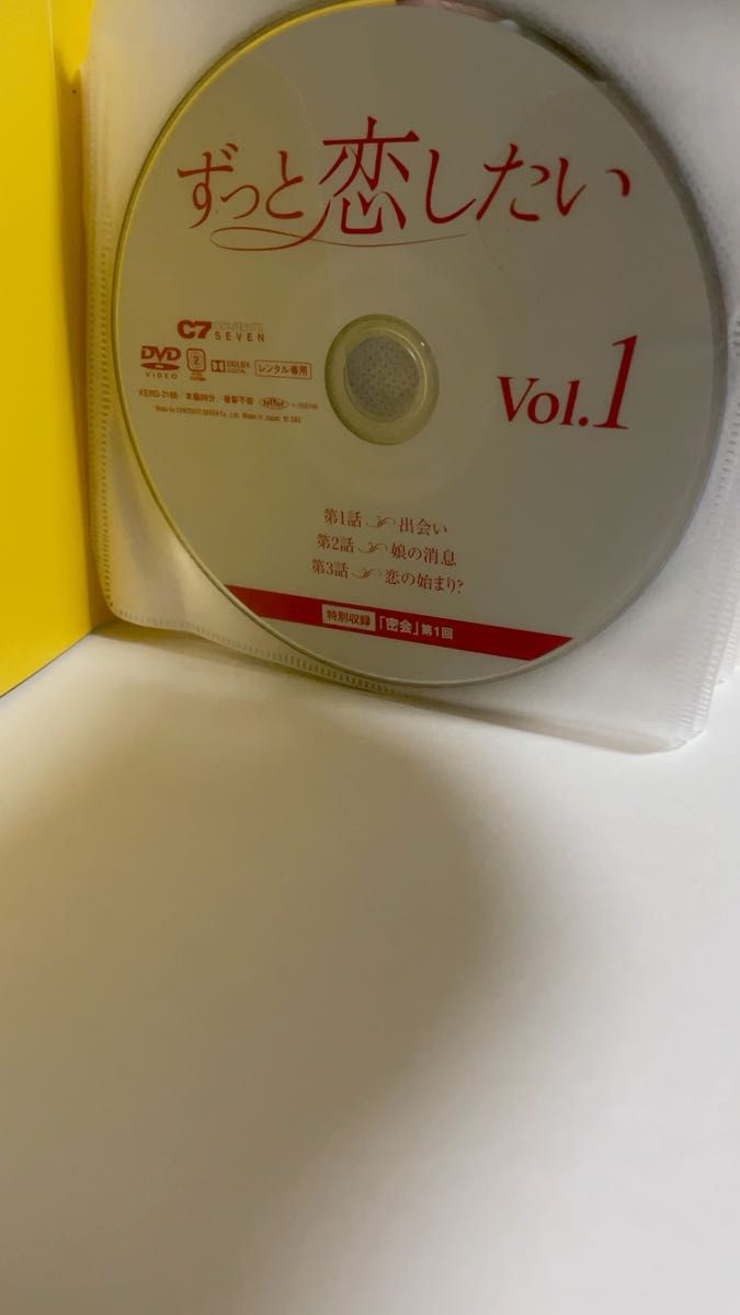 DVD ずっと恋したい 全巻 レンタル落ち