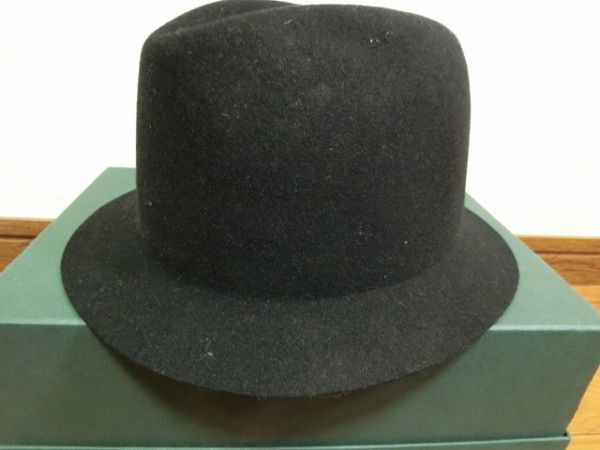 N4 中折れ帽子 ハット ブラック エヌフォー ソフト帽