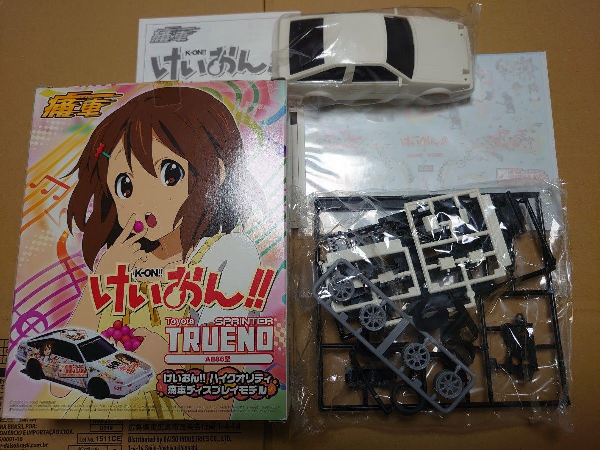 けいおん!! ハイクオリティ痛車ディスプレイモデル4個セット けいおん!! ハイクオリティ痛車ディスプレイモデル4個セット