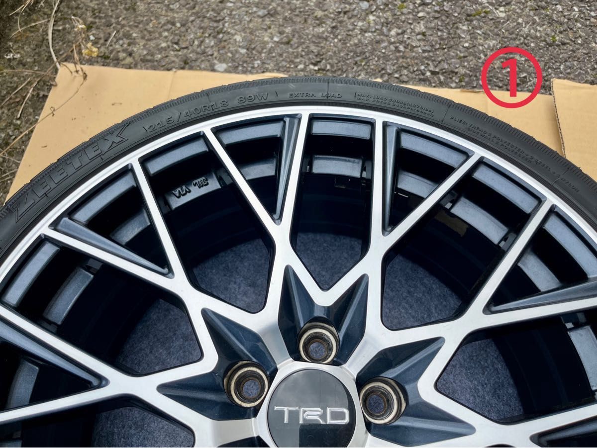 TRD様 専用 G F P様専用 TRD TF9 18インチ タイヤ付きホイール4本 