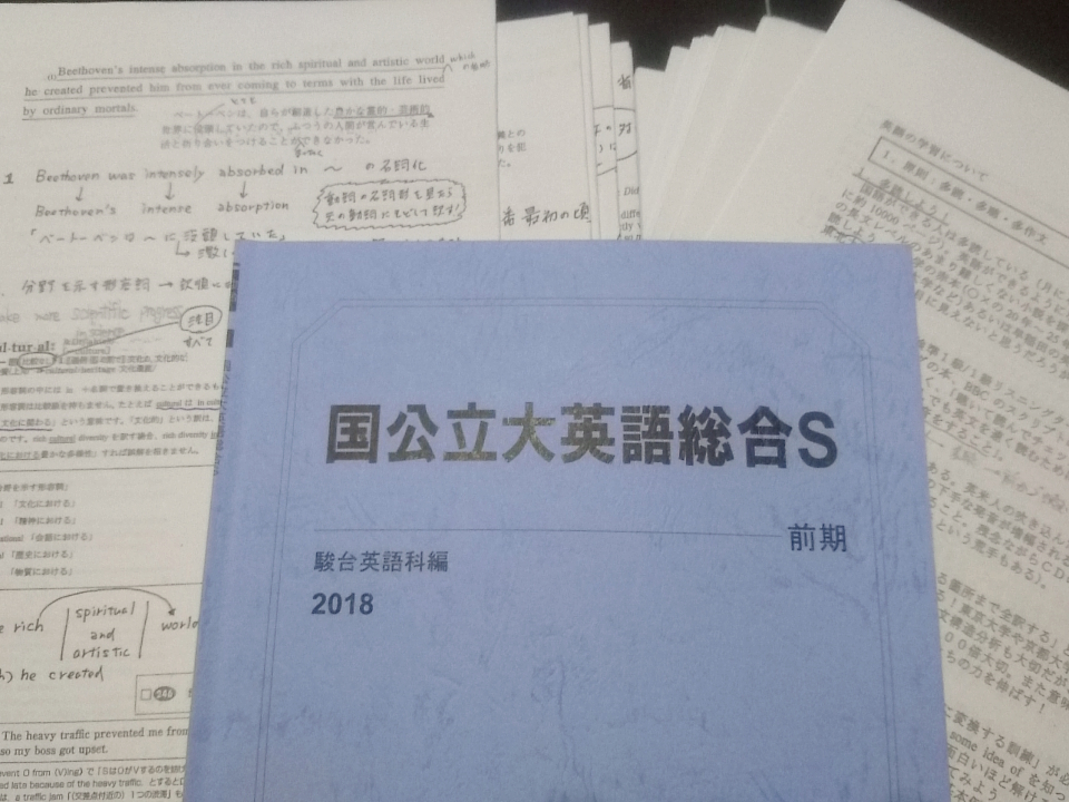 駿台 国公立大英語総合S 竹岡 18年 難関大 東進 Z会 ベネッセ SEG 共通