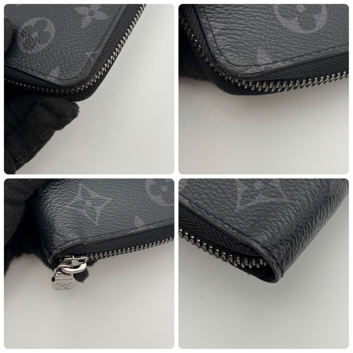 ICチップ 極美品 ヴィトン モノグラム エクリプス ジッピーヴェルティカル ICチップ 極美品 ヴィトン モノグラム エクリプス ジッピー