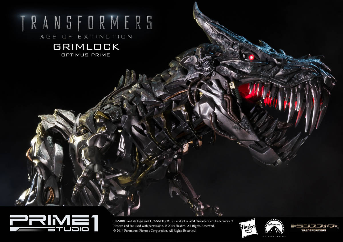 [ игрушка модель ]PRIME 1 STUDIO MMTFM-05 GRIMLOCK & OPTIMUS PRIME TRANSFORMERS Transformer Гримм блокировка & combo i фигурка L37